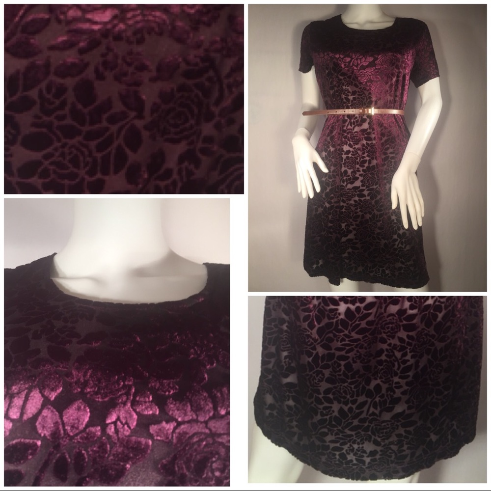 STUNNING Purple Flower Dress! 💜🌹